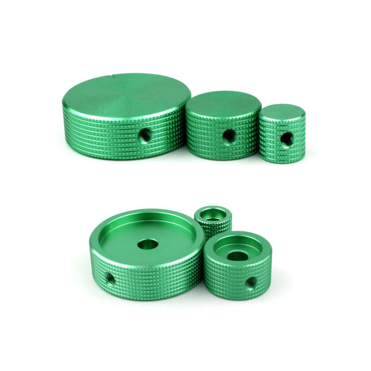 Bouton de volume en cuivre en acier inoxydable sur mesure Bouton de potentiomètre en aluminium pour pièce électronique
