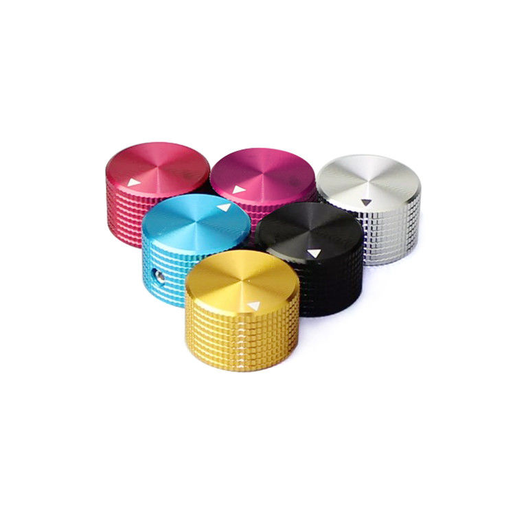 Bouton de volume en cuivre en acier inoxydable sur mesure Bouton de potentiomètre en aluminium pour pièce électronique