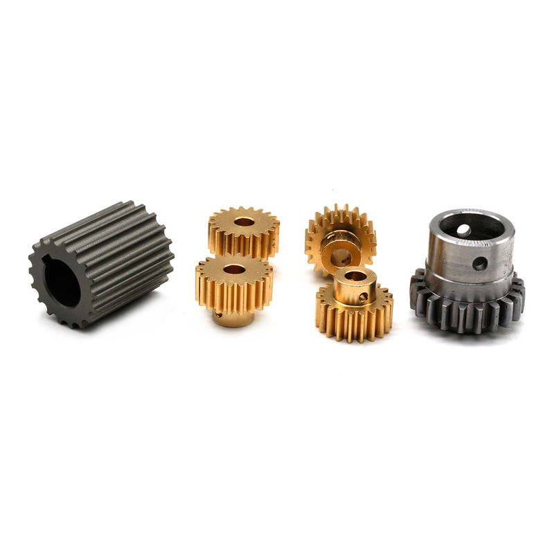 OEM Machining CNC de précision Parties tournantes d'engrenages d'acier inoxydable d'aluminium de cuivre de bistouri d'usinage de broche
