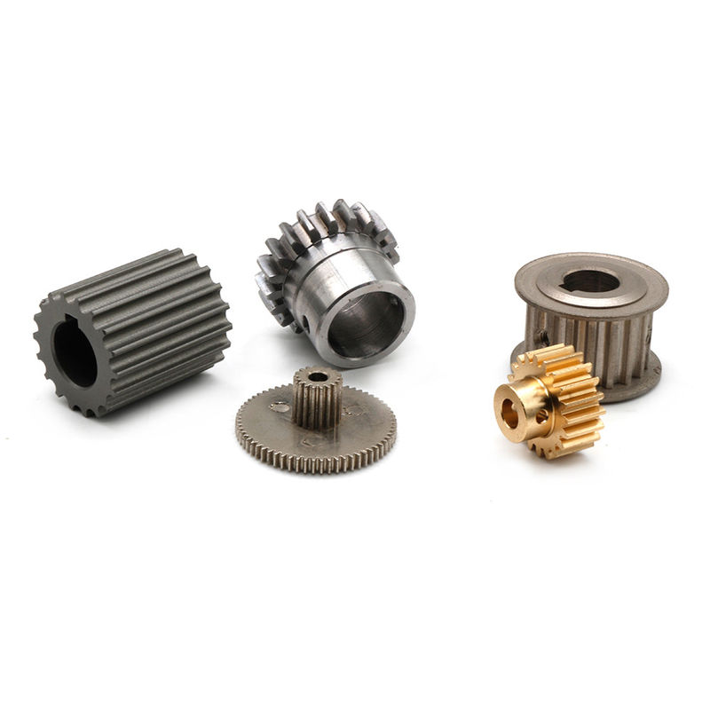 OEM Machining CNC de précision Parties tournantes d'engrenages d'acier inoxydable d'aluminium de cuivre de bistouri d'usinage de broche