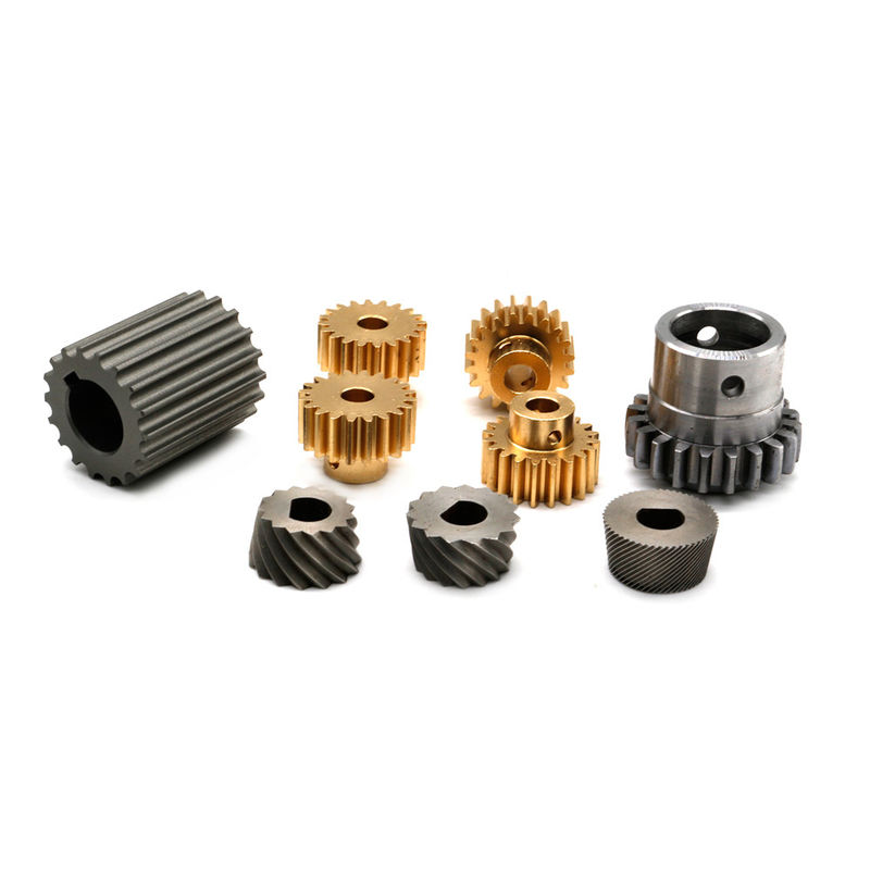 OEM Machining CNC de précision Parties tournantes d'engrenages d'acier inoxydable d'aluminium de cuivre de bistouri d'usinage de broche